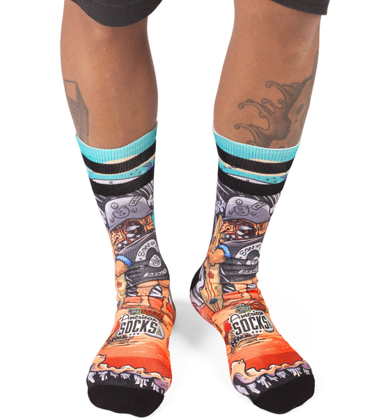 AMERICAN SOCKS Son Of A Beach - Mid High på