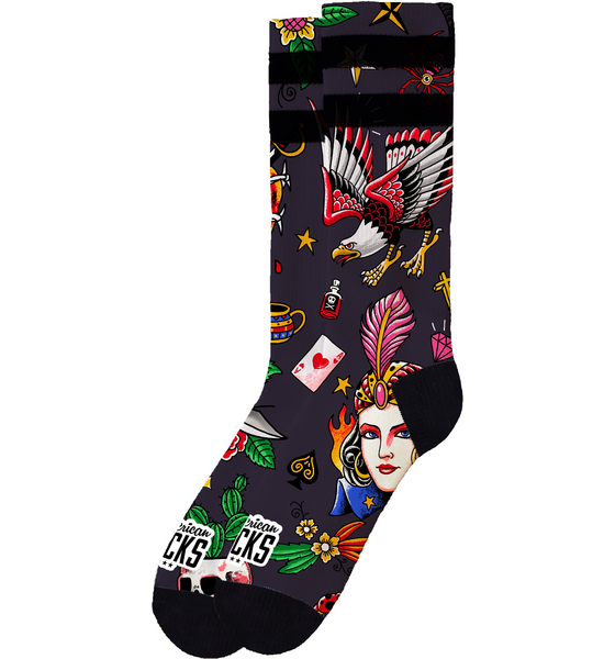 AMERICAN SOCKS Sorcerer - Mid High på