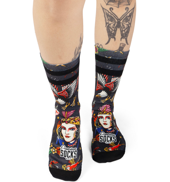 AMERICAN SOCKS Sorcerer - Mid High på