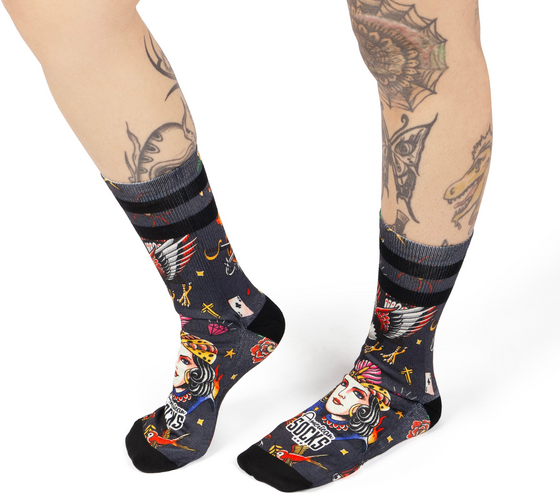 AMERICAN SOCKS Sorcerer - Mid High på