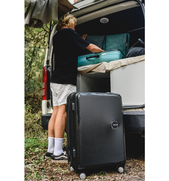AMERICAN TOURISTER Soundbox Resväska Medium Expanderbar på
