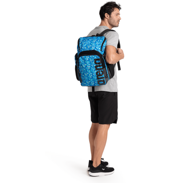ARENA Spiky III Backpack 35 Allover Pooltiles på