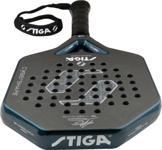 STIGA Stiga Padel Racket Cybershape 18k Hard Adam Axelsson Edition på