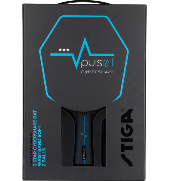 STIGA Stiga Pingis Set Pulse Box Ii 3-star Cybershape på