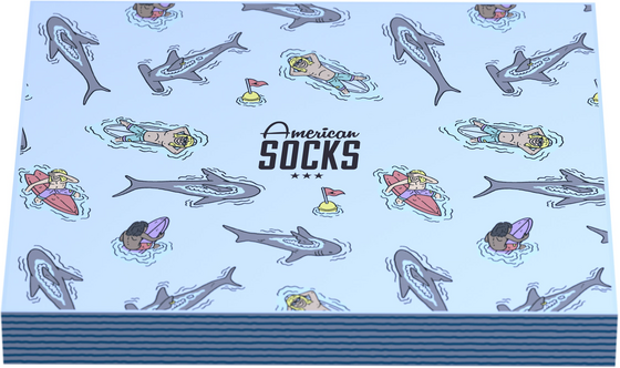 AMERICAN SOCKS Stinky Surfer - Giftbox på