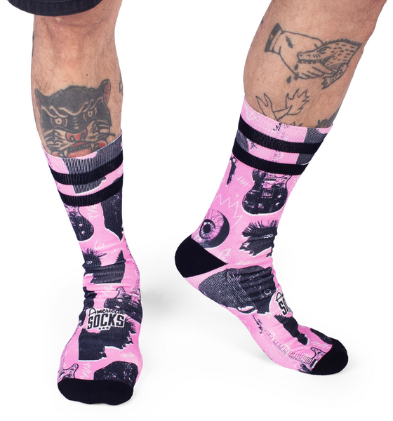AMERICAN SOCKS Street Riot - Mid High på