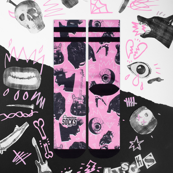 AMERICAN SOCKS Street Riot - Mid High på