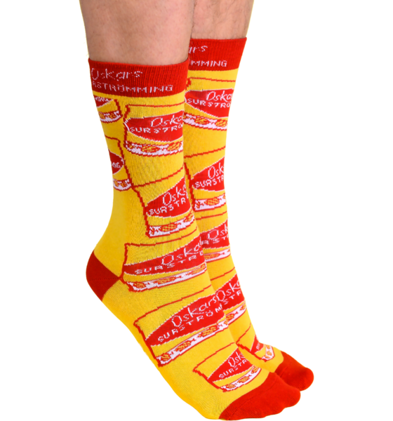 SVENSK HUSMAN Strumpor - Surströmming på