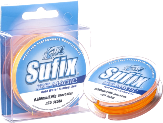 SUFIX Sufix Ice Magic Neon Yellow/orange 50m 0,225mm 4,4kg på