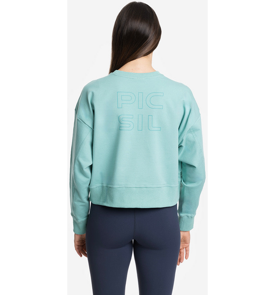 PICSIL SPORT Sweatshirt Women Crop Jersey Stretch på