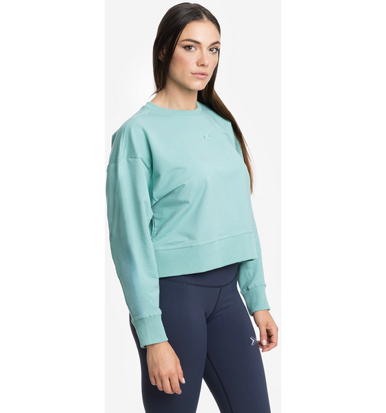 PICSIL SPORT Sweatshirt Women Crop Jersey Stretch på
