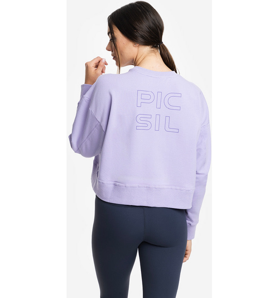 PICSIL SPORT Sweatshirt Women Crop Jersey Stretch på