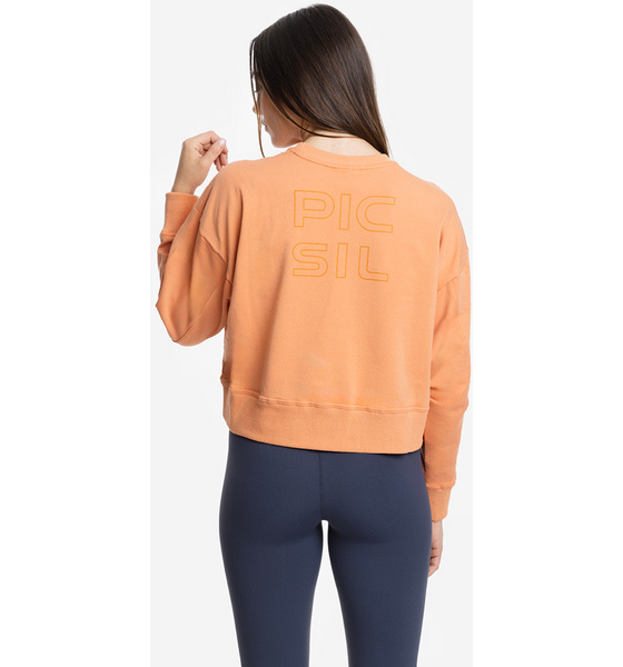 PICSIL SPORT Sweatshirt Women Crop Jersey Stretch på