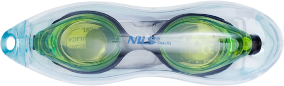 NORTHIX Swimming Goggles, Anti-fog, Black/green på