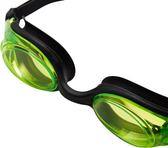 NORTHIX Swimming Goggles, Anti-fog, Black/green på
