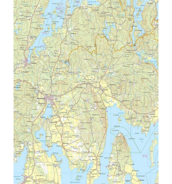 CALAZO Sydvästra Skåne 1:50.000 på