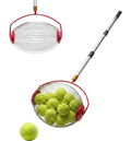NORTHIX Tennis Ball Retriever Roller, Metal No-bend Pickup på