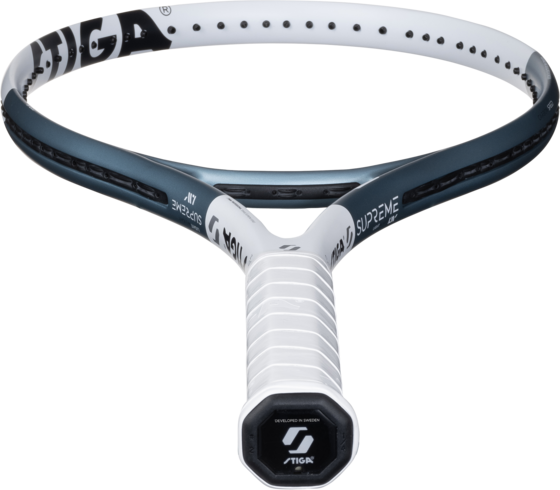 STIGA Tennis Racket Supreme Lw White/blue Osträngat på