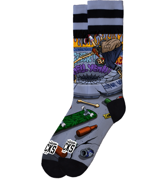 AMERICAN SOCKS Thrashpals - Mid High på