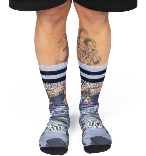 AMERICAN SOCKS Thrashpals - Mid High på