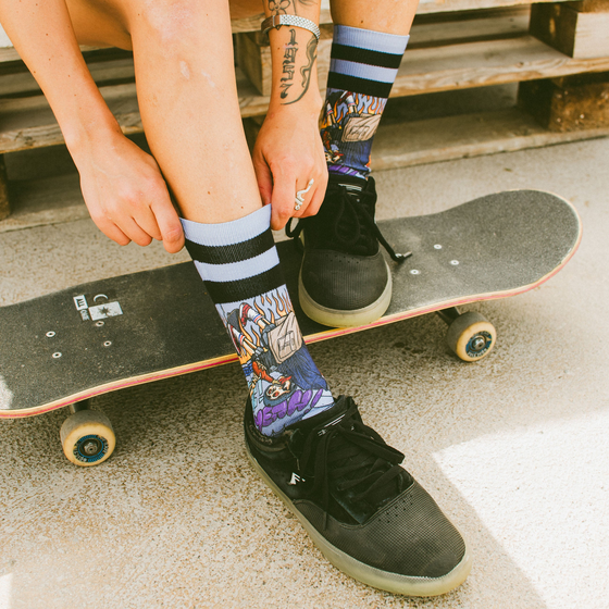 AMERICAN SOCKS Thrashpals - Mid High på