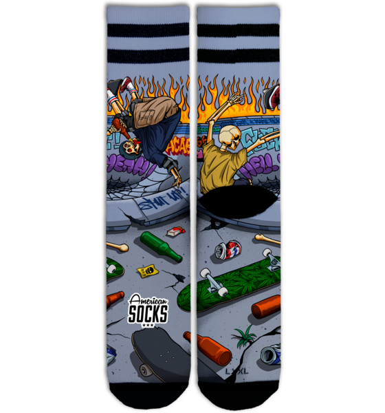 AMERICAN SOCKS Thrashpals - Mid High på