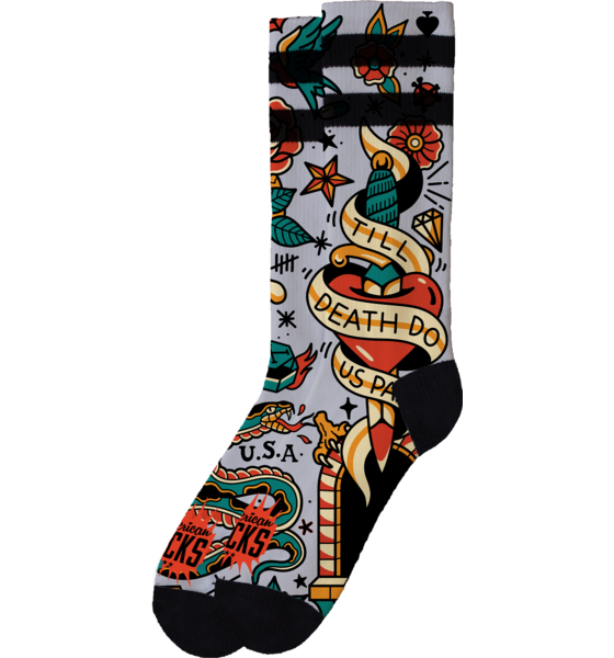 AMERICAN SOCKS Till Death Do Us Part - Mid High på