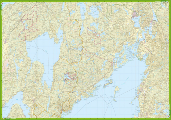 CALAZO Tiveden, Norra Vättern Södra Kilsbergen 1:50.000 på