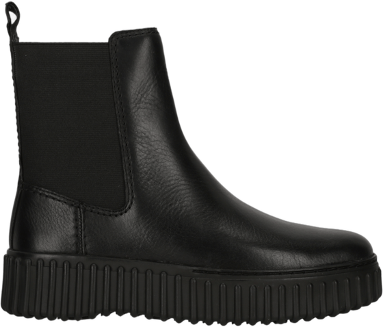 CLARKS Torhill Maple Black Leather på