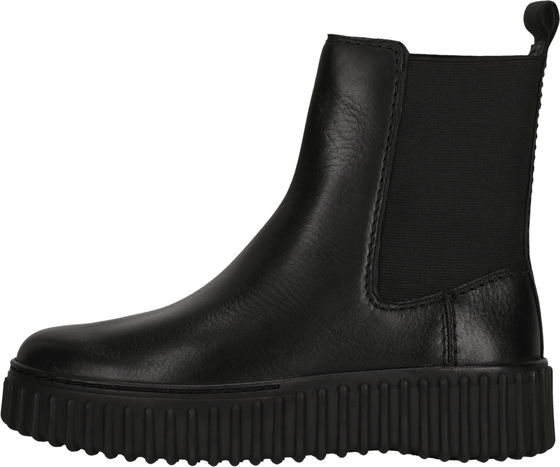 CLARKS Torhill Maple Black Leather på