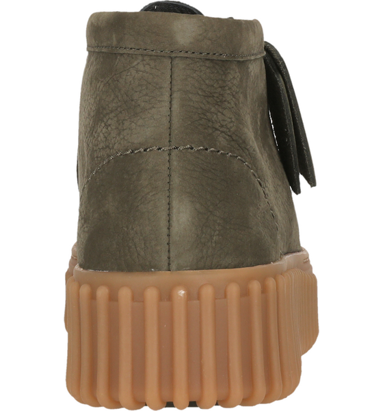 CLARKS Torhill Moss Dark Green Nub på