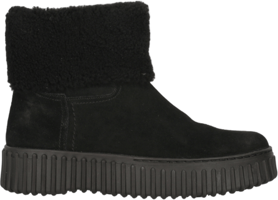 CLARKS Torhill Svart Med Rand Linjesida på