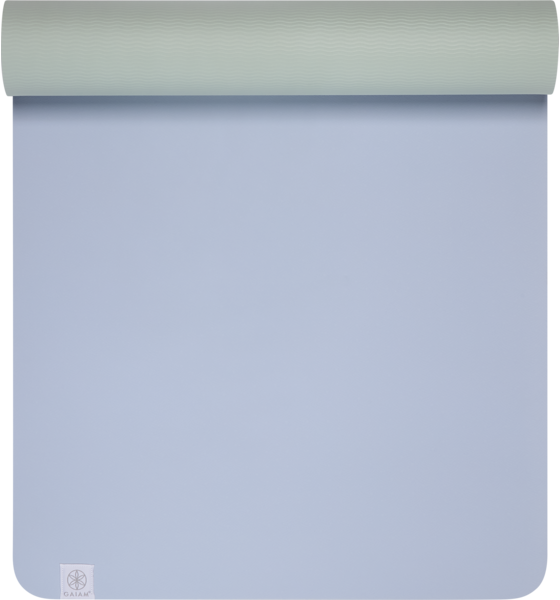 GAIAM Tpe Chambray Sea Salt Yoga Mat 6mm på