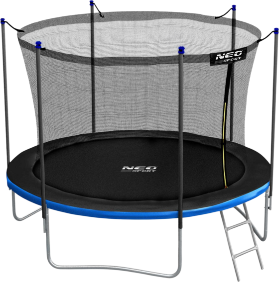 B2X Trampoline For The Garden 8ft/252cm With Internal Safety Net And Ladder Neo-sport på