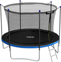 B2X Trampoline For The Garden 8ft/252cm With Internal Safety Net And Ladder Neo-sport på