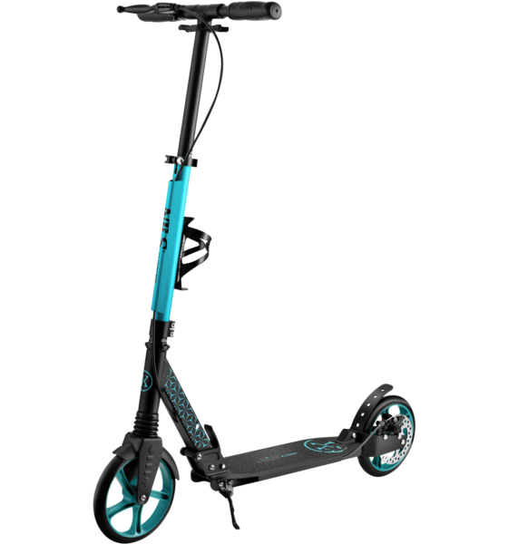 NORTHIX Turquoise Kick Scooter, Adjustable Height, Foldable Design på