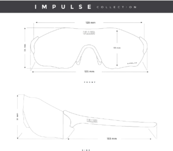 ULLER Uller® Unisex Running Sports Sunglasses With Uv400 Interchangeable Lenses på