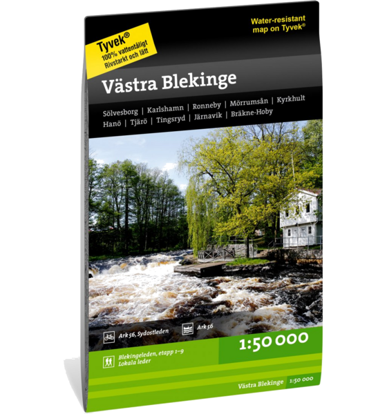 CALAZO Västra Blekinge 1:50 000 på