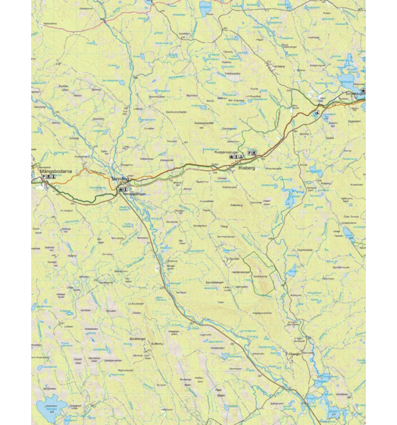 CALAZO Vasaloppsarenan 1:50.000 på