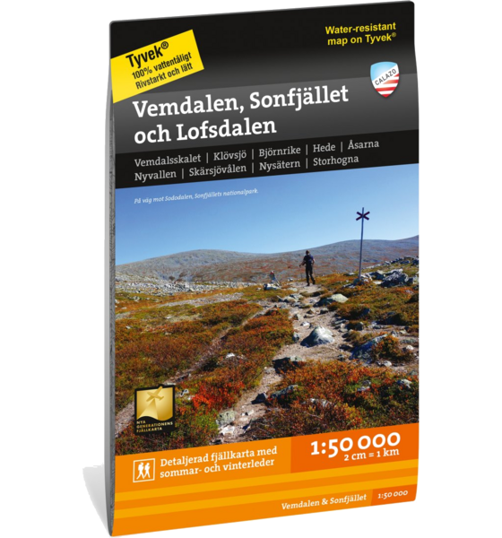 CALAZO Vemdalen, Sonfjället Lofsdalen 1:50.000 på
