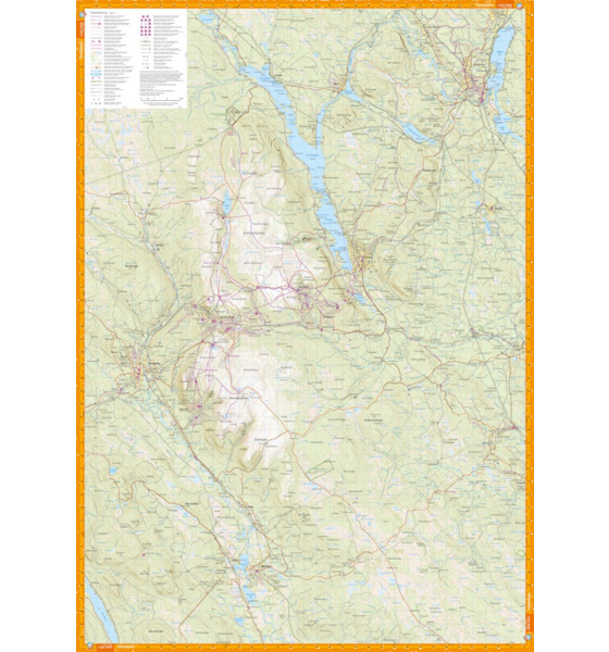 CALAZO Vemdalen, Sonfjället Lofsdalen 1:50.000 på