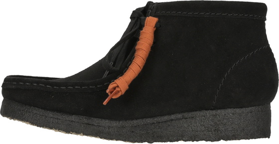 CLARKS ORIGINALS Wallabee Boot. Svart Sde på