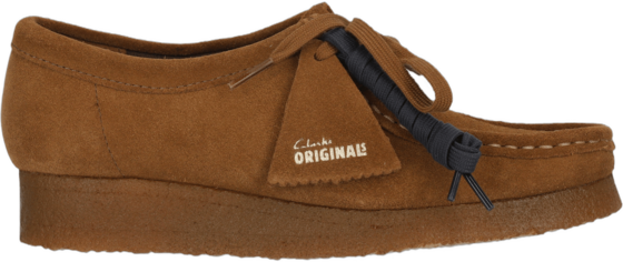 CLARKS ORIGINALS Wallabee Cola Mocka på