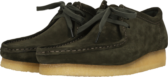 CLARKS ORIGINALS Wallabee Forest Green Sde på