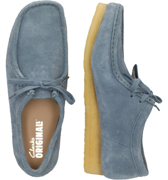 CLARKS ORIGINALS Wallabee French Blue Sde på
