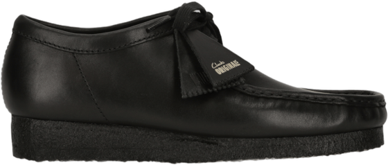 CLARKS ORIGINALS Wallabee Svart Läder på
