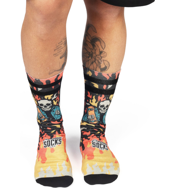 AMERICAN SOCKS Welcome To Hell - Mid High på