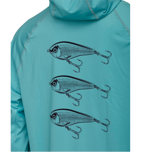 WESTIN Westin Bay Upf Hoodie With Neck Gaiter Sea Breeze på
