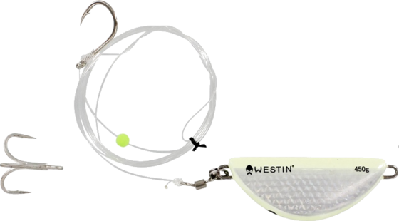 WESTIN Westin Halibut Anti Twist Rig 450g Glow på