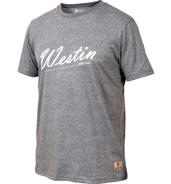 WESTIN Westin Old School T-shirt Grey Melange på